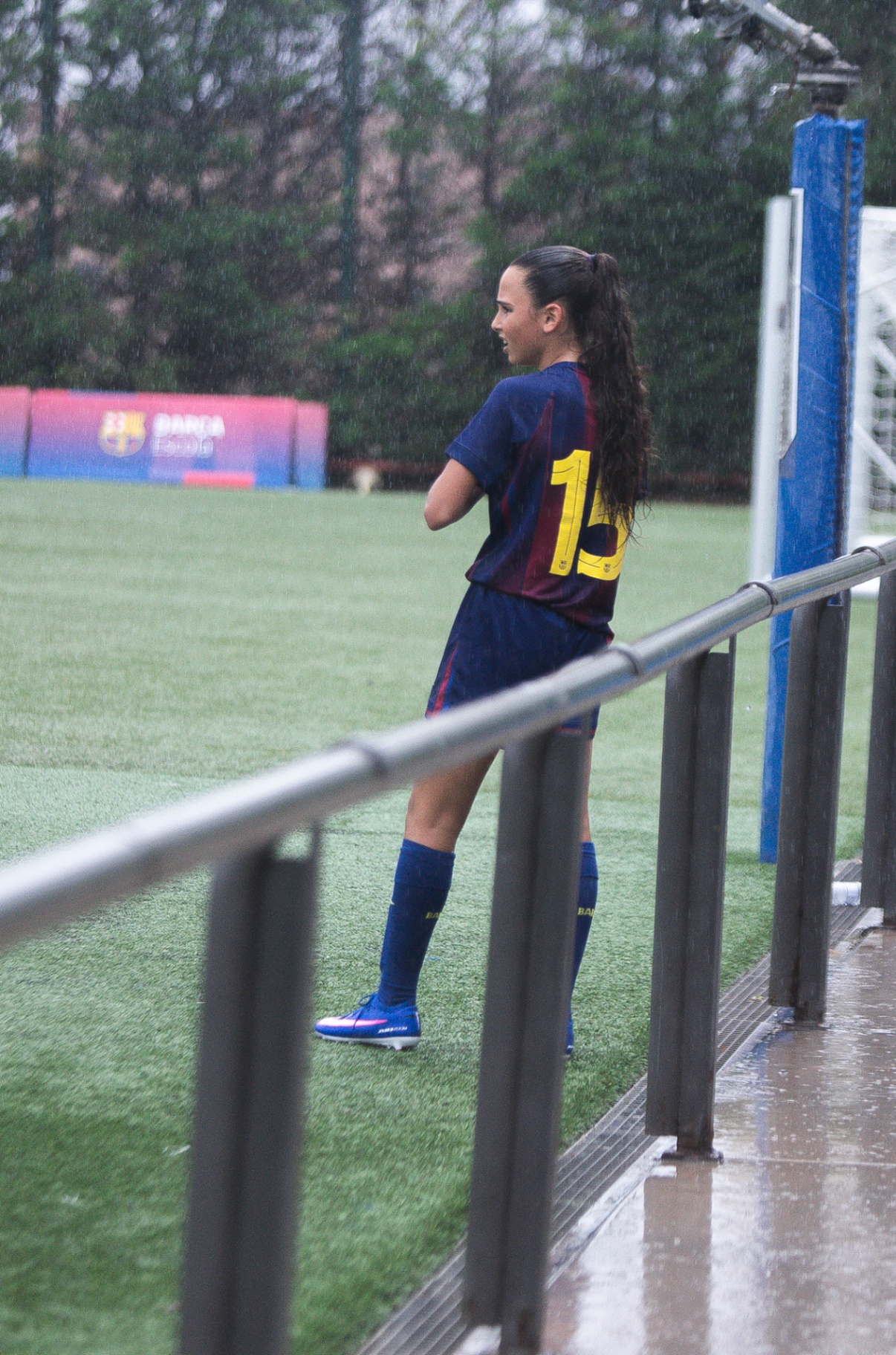 Fútbol retrato competitivo